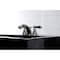Kingston Brass KB956AKLPN Duchess Widespread Bathroom Faucet W/ Plastic Pop-Up, Nickel KB956AKLPN - alternate 6